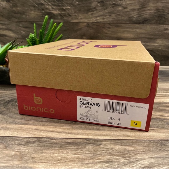 NIB Bionica Gervais Platform Wedge Oxford Sneaker - Picture 11 of 11